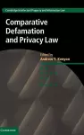 Comparative Defamation and Privacy Law cover
