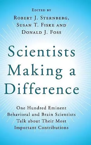 Scientists Making a Difference cover