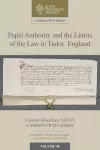 Papal Authority and the Limits of the Law in Tudor England cover