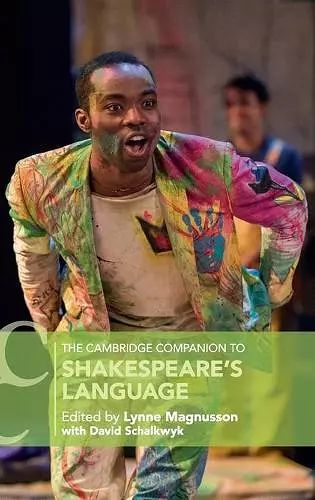 The Cambridge Companion to Shakespeare's Language cover