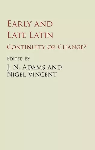 Early and Late Latin cover