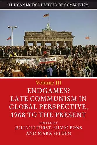 The Cambridge History of Communism cover