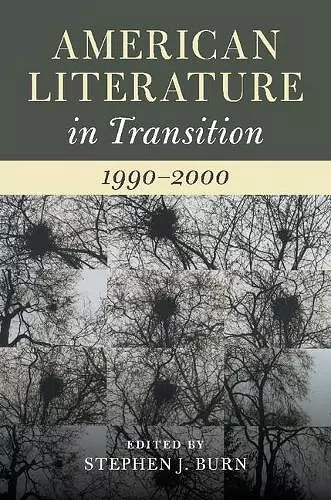 American Literature in Transition, 1990–2000 cover