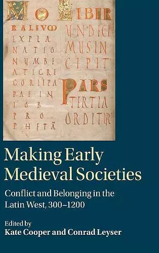 Making Early Medieval Societies cover