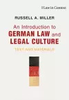 An Introduction to German Law and Legal Culture cover