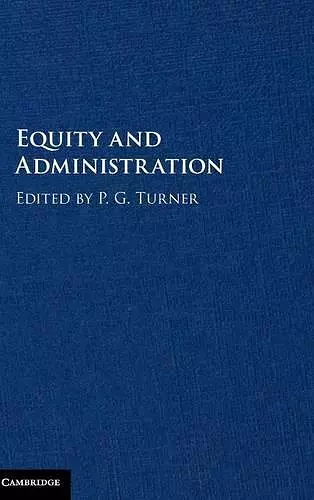 Equity and Administration cover