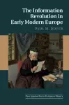 The Information Revolution in Early Modern Europe cover