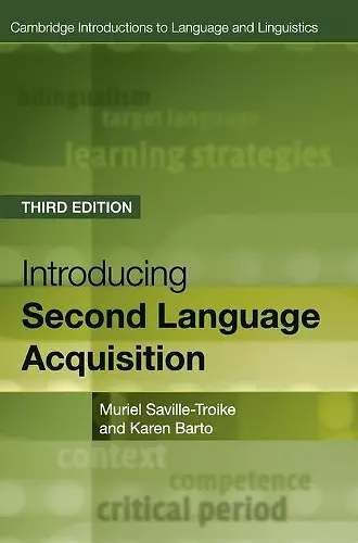 Introducing Second Language Acquisition cover