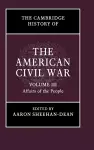 The Cambridge History of the American Civil War: Volume 3, Affairs of the People cover