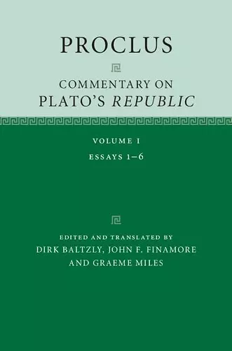 Proclus: Commentary on Plato's Republic: Volume 1 cover