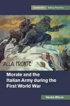 Morale and the Italian Army during the First World War cover