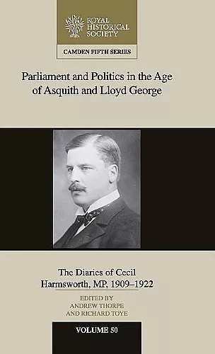 Parliament and Politics in the Age of Asquith and Lloyd George cover