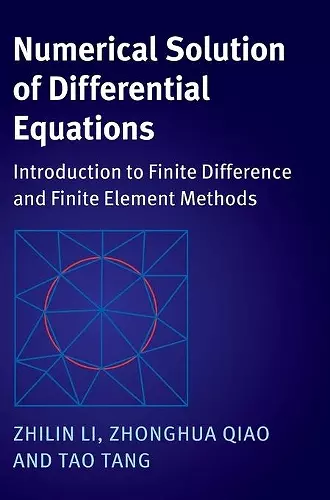 Numerical Solution of Differential Equations cover