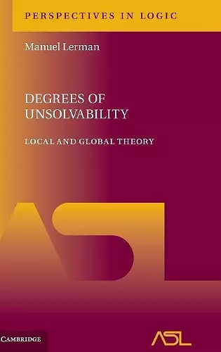 Degrees of Unsolvability cover