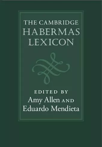 The Cambridge Habermas Lexicon cover