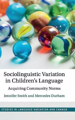 Sociolinguistic Variation in Children's Language cover