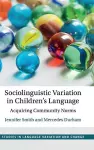 Sociolinguistic Variation in Children's Language cover