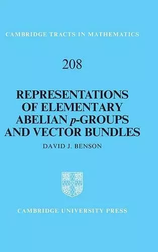 Representations of Elementary Abelian p-Groups and Vector Bundles cover