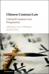 Chinese Contract Law cover