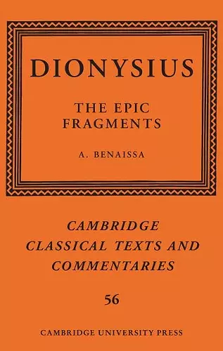 Dionysius: The Epic Fragments: Volume 56 cover