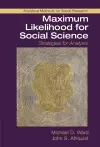 Maximum Likelihood for Social Science cover