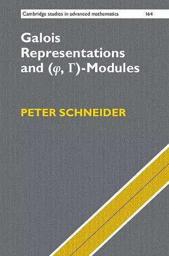 Galois Representations and (Phi, Gamma)-Modules cover