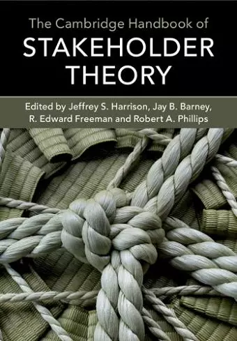 The Cambridge Handbook of Stakeholder Theory cover