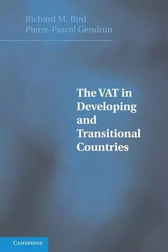 The VAT in Developing and Transitional Countries cover