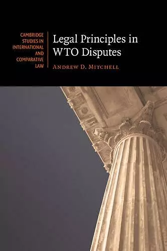 Legal Principles in WTO Disputes cover