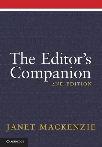 The Editor's Companion cover