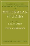 Proceedings of the Cambridge Colloquium on Mycenaean Studies cover