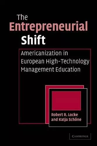 The Entrepreneurial Shift cover