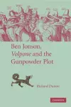 Ben Jonson, Volpone and the Gunpowder Plot cover