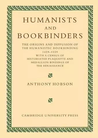 Humanists and Bookbinders cover