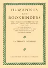 Humanists and Bookbinders cover