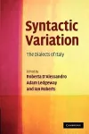 Syntactic Variation cover