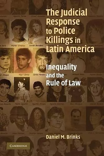 The Judicial Response to Police Killings in Latin America cover