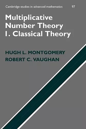 Multiplicative Number Theory I cover