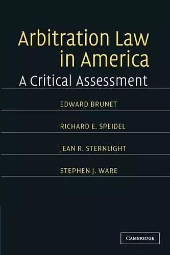 Arbitration Law in America cover