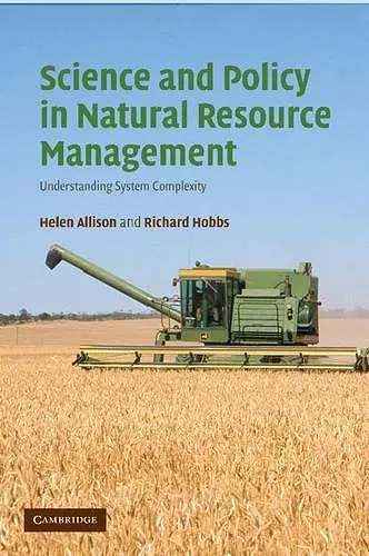 Science and Policy in Natural Resource Management cover