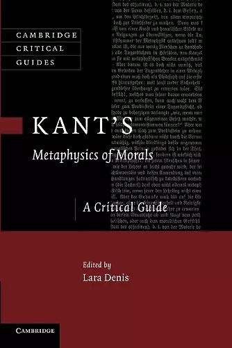 Kant's Metaphysics of Morals cover