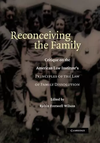 Reconceiving the Family cover