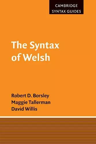 The Syntax of Welsh cover