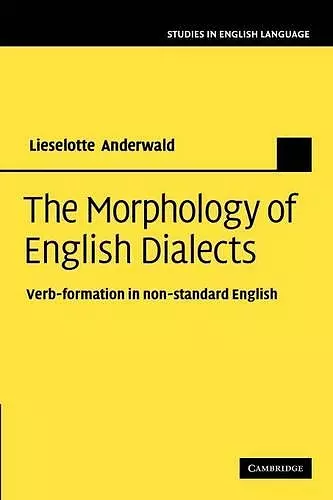 The Morphology of English Dialects cover