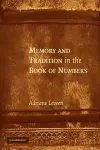Memory and Tradition in the Book of Numbers cover