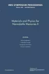 Materials and Physics for Nonvolatile Memories II: Volume 1250 cover