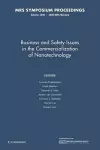 Business and Safety Issues in the Commercialization of Nanotechnology: Volume 1209 cover