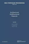 Architectured Multifunctional Materials: Volume 1188 cover