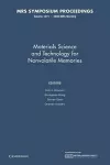 Materials Science and Technology for Nonvolatile Memories: Volume 1071 cover