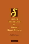 Olympic Victor Lists and Ancient Greek History cover